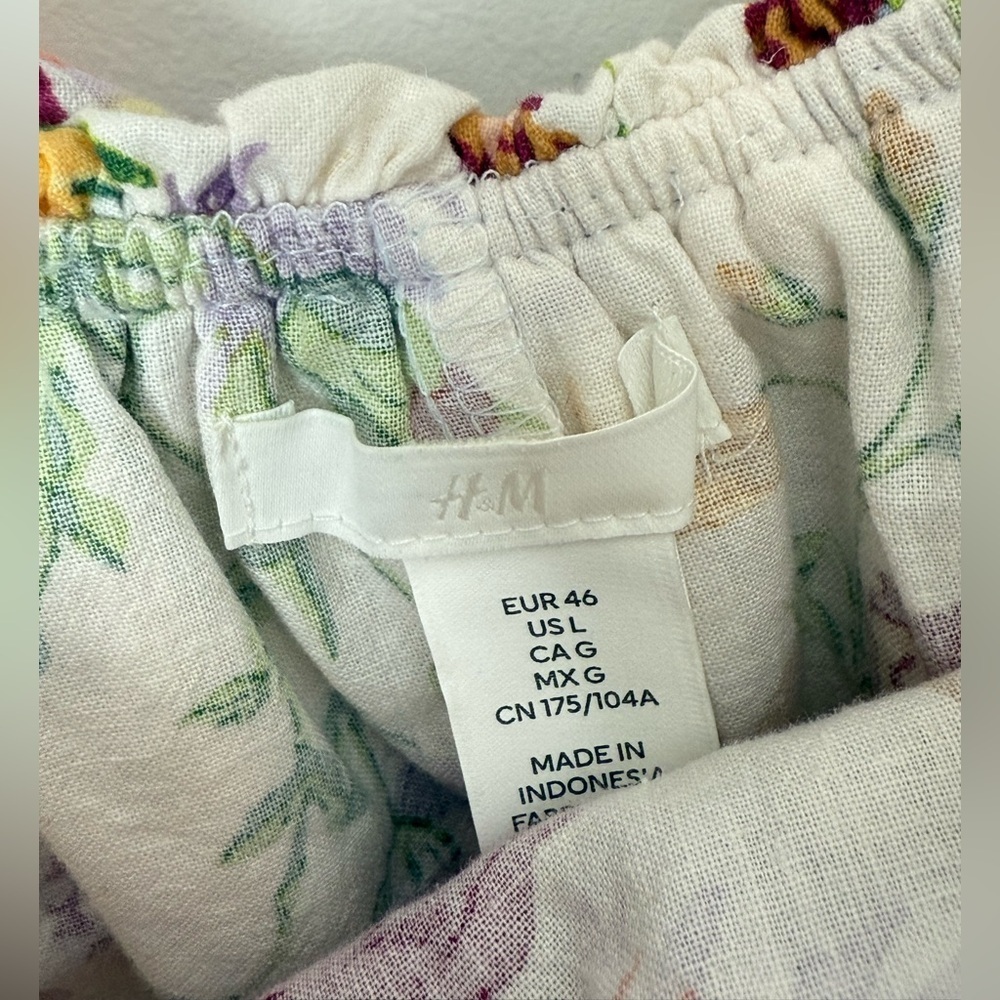 H&M Floral Ruffle Off-Shoulder Dress - Picture 5 of 9